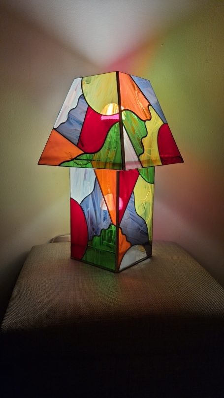 Lampe en Vitrail