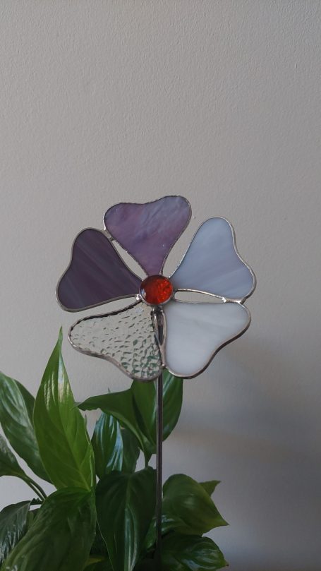 Nuances Lilas Fleur Violet/Blanc/Transparent