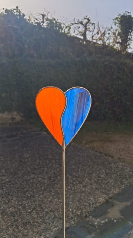 Vitrail Coeur Coeur